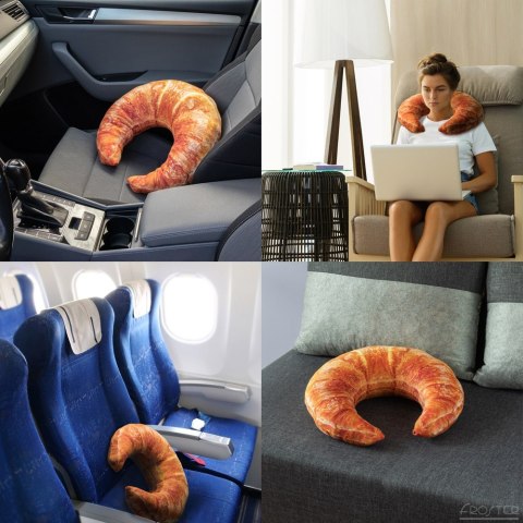 Grzejący Croissant - Poduszka Gigantyczny Rogal Grzejący Croissant - Poduszka Gigantyczny Rogal