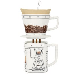 Coffeemageddon - Dripper i kubek do parzenia kawy