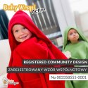 Baby Wrapi Active - Kocyk z rękawami - Granatowy