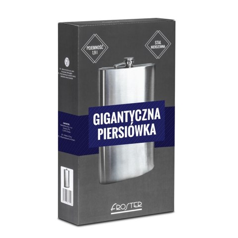 gigantyczna ogromna PIERSIÓWKA 1.9l METALICZNA gigantyczna ogromna PIERSIÓWKA 1.9l METALICZNA