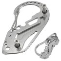 Brelok do kluczy karabińczyk survival multitool