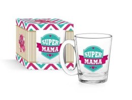 Szklany kubek - Super Mama
