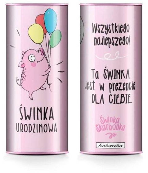 Skarbonka puszka - Świnka Urodzinowa