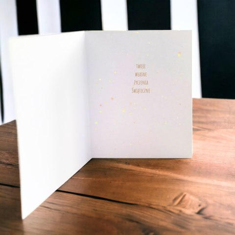 PERSONALIZOWANA KARTKA ŚWIĄTECZNA - renifer PERSONALIZOWANA KARTKA ŚWIĄTECZNA - renifer