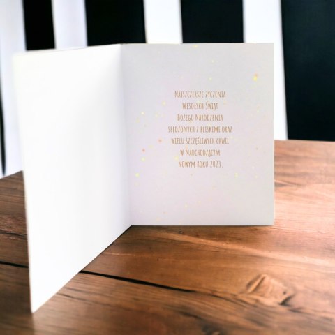 PERSONALIZOWANA KARTKA ŚWIĄTECZNA - renifer PERSONALIZOWANA KARTKA ŚWIĄTECZNA - renifer