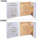 BIBLIA W PUDEŁKU Z GRAWEREM NA CHRZEST ŚWIĘTY