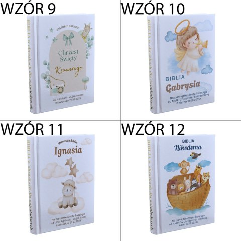 BIBLIA Z NADRUKIEM UV NA CHRZEST