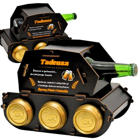 CZOŁG NA PIWO DLA EMERYTA Z NADRUKIEM