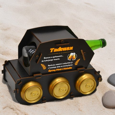 CZOŁG NA PIWO DLA EMERYTA Z NADRUKIEM