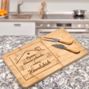 Deska do serów z grawerem – prezent dla rodziny