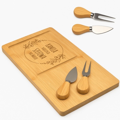 Deska do serów z personalizacją - prezent dla szefowej