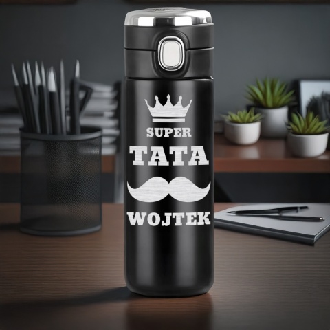 Grawerowany kubek termiczny – prezent dla taty