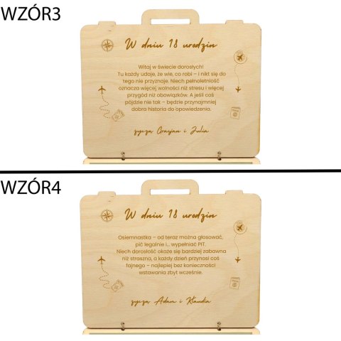 KARTKA MAPA ŚWIATA NA 18 URODZINY