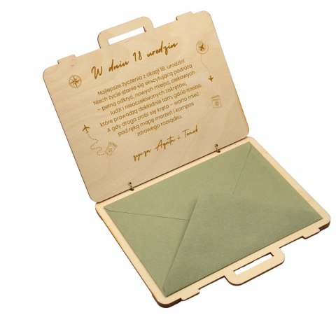 KARTKA MAPA ŚWIATA NA 18 URODZINY