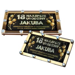 KARTKA ZE ŚRUBKAMI NA 18 URODZINY