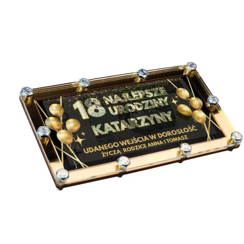 KARTKA ZE ŚRUBKAMI NA 18 URODZINY