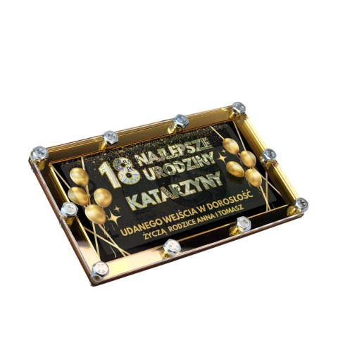 KARTKA ZE ŚRUBKAMI NA 18 URODZINY