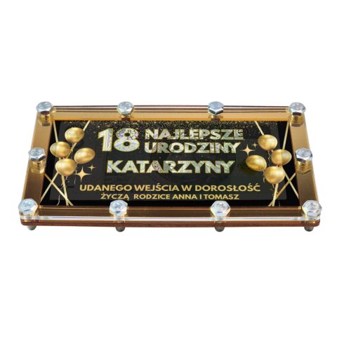 KARTKA ZE ŚRUBKAMI NA 18 URODZINY