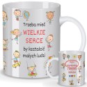 Kubek personalizowany dla nauczyciela - małe dzieci