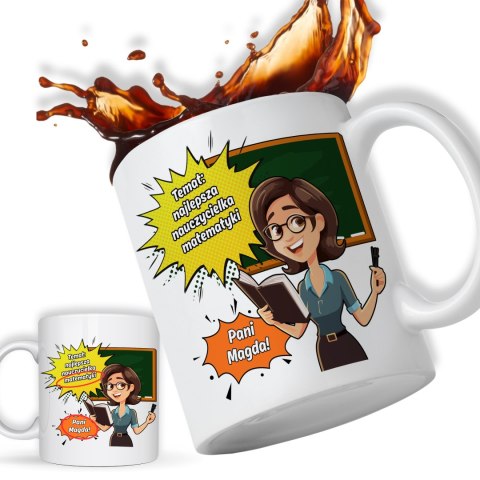 Kubek personalizowany dla nauczyciela – nauczycielka