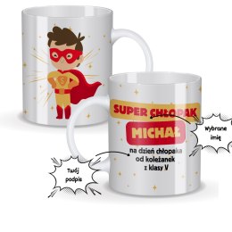 KUBEK SUPER CHŁOPAK NA DZIEŃ CHŁOPAKA
