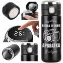 Kubek termiczny LED z grawerem - prezent dla fotografa/fotografki