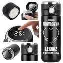 Kubek termiczny LED z grawerem - prezent dla lekarza/doktora