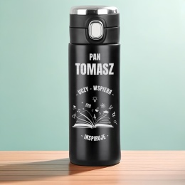 Kubek termiczny LED z grawerem – prezent dla nauczyciela wychowawcy