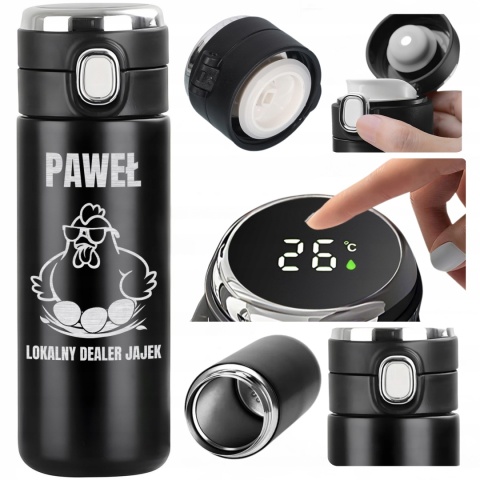 Kubek termiczny LED – prezent dla rolnika na święta