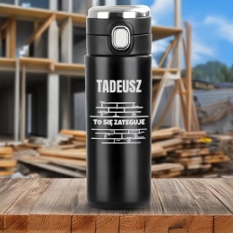 Kubek termiczny LED - śmieszny prezent dla budowlańca