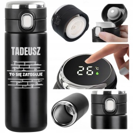 Kubek termiczny LED - śmieszny prezent dla budowlańca