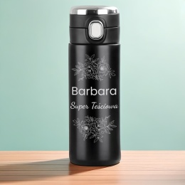 Kubek termiczny Super Teściowa – prezent dla teściowej na święta