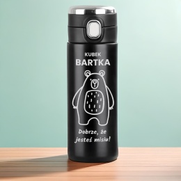 Kubek termiczny termos z grawerem – prezent dla męża na święta