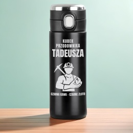 Kubek termiczny termos – prezent dla górnika na święta