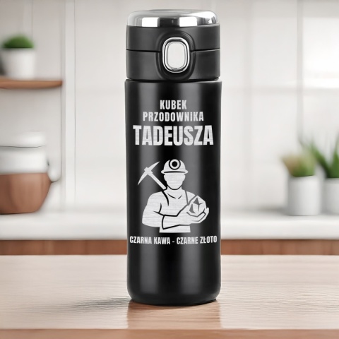 Kubek termiczny termos – prezent dla górnika na święta