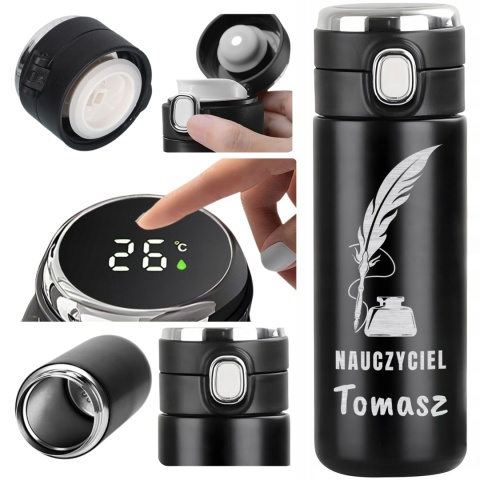 Kubek termiczny z grawerem - prezent dla nauczyciela