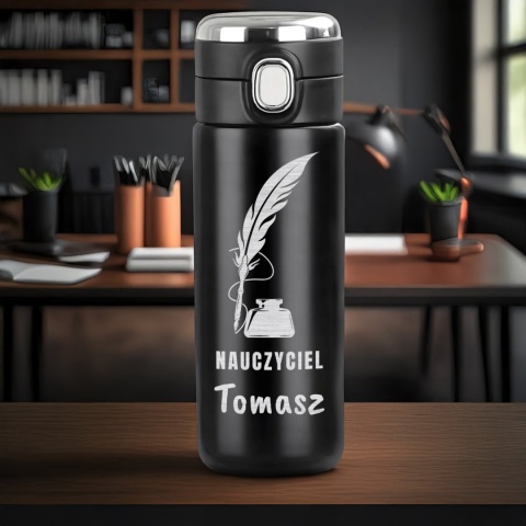Kubek termiczny z grawerem - prezent dla nauczyciela