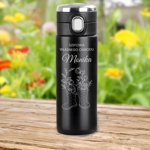 Kubek termiczny z grawerem - prezent dla ogrodnika