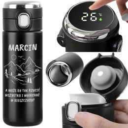 Kubek termiczny z grawerem - prezent dla podróżnika