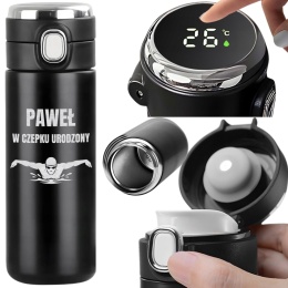 Kubek termiczny z grawerem – prezent dla sportowca pływaka