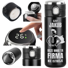 Kubek termiczny z grawerem – prezent dla szefa