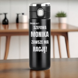 Kubek termiczny z personalizacją – prezent upominek dla szefowej