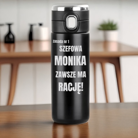 Kubek termiczny z personalizacją – prezent upominek dla szefowej