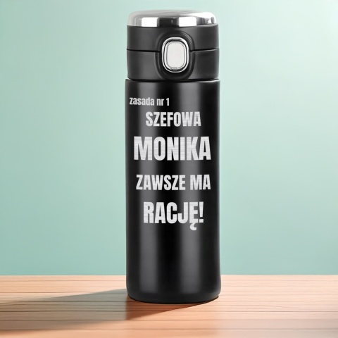 Kubek termiczny z personalizacją – prezent upominek dla szefowej