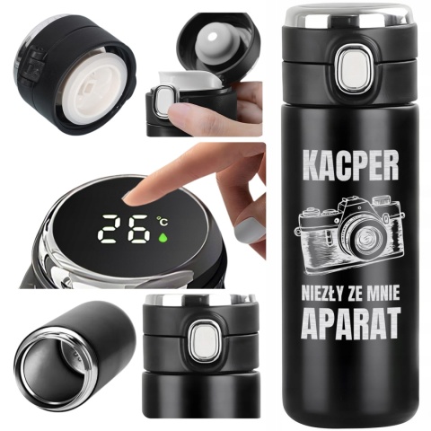 Kubek termiczny z wyświetlaczem – prezent dla fotografa