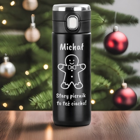 Kubek termiczny LED - śmieszny prezent na święta dla niego