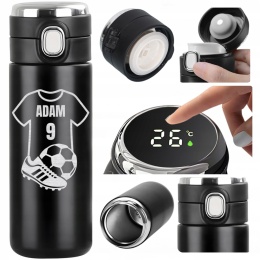 Kubek termiczny z grawerem - prezent dla małego piłkarza