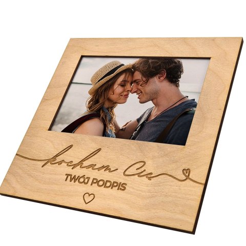 PERSONALIZOWANA RAMKA NA ZDJĘCIA 20X20cm NA WALENTYNKI