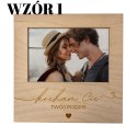 PERSONALIZOWANA RAMKA NA ZDJĘCIA 20X20cm NA WALENTYNKI