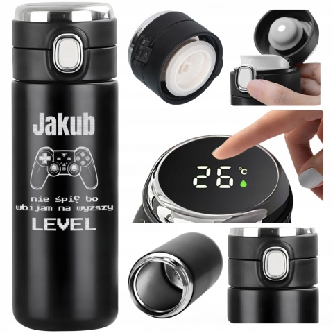 Prezent dla gracza na święta – kubek termiczny LED